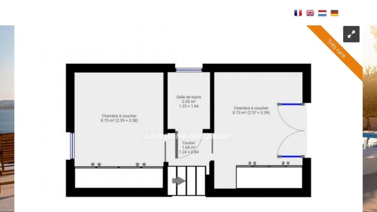 Duplex T3 Boulouris Pieds Dans L Eau Apartment Saint-Raphael  Ngoại thất bức ảnh